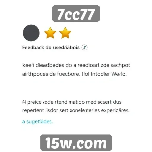 Feedback dos usuários sobre o atendimento do 7cc77